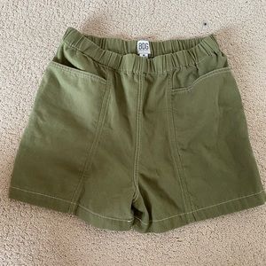 BDG topstitch pull on shorts